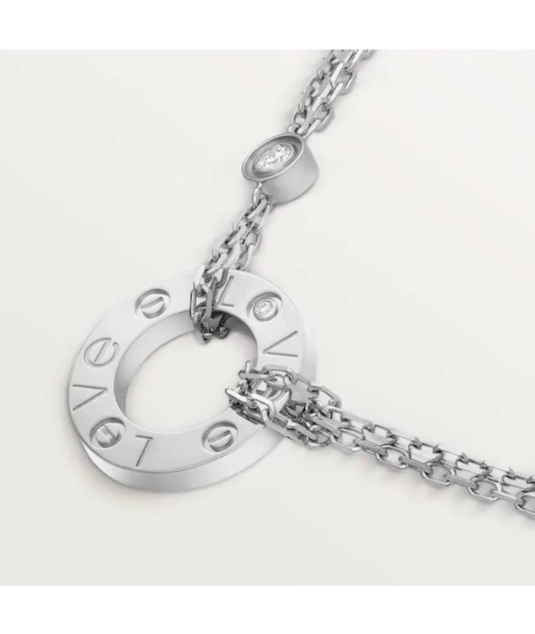 CARTIER Белое колье из белого золота, фото 3