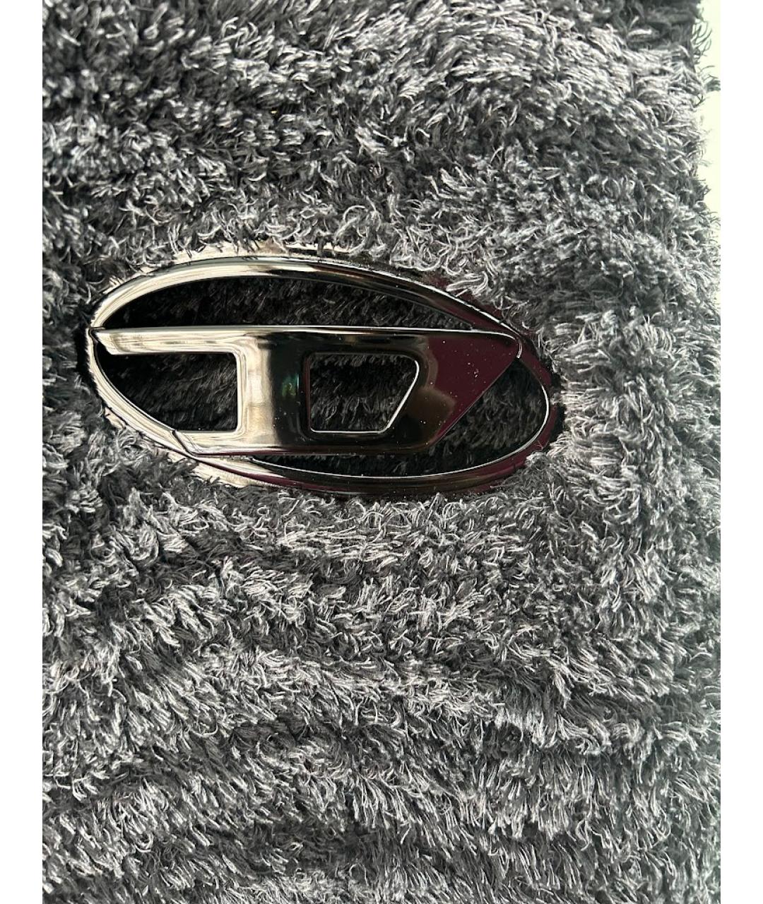 DIESEL Серое шерстяное повседневное платье, фото 2