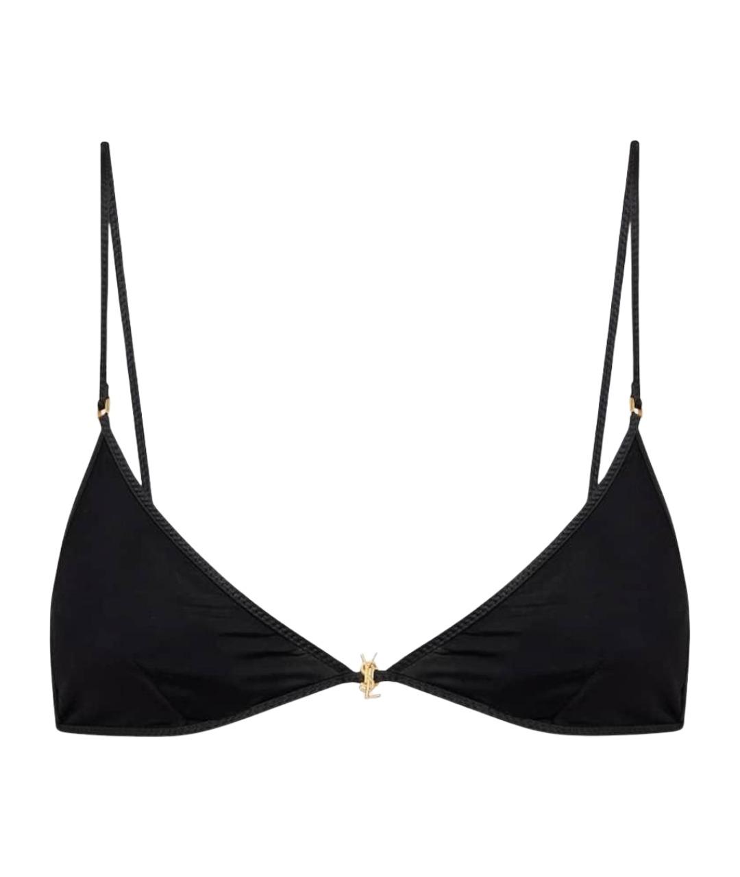 SAINT LAURENT Черный бюстгалтеры, фото 1