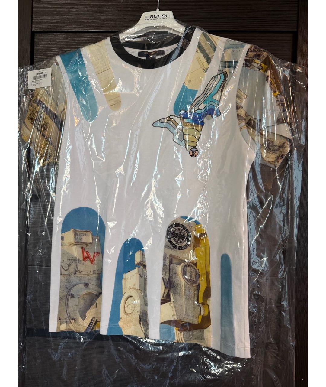 LOUIS VUITTON Белая футболка, фото 5