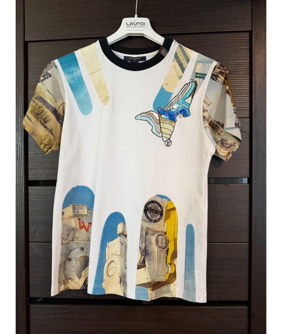 LOUIS VUITTON Белая футболка, фото 9