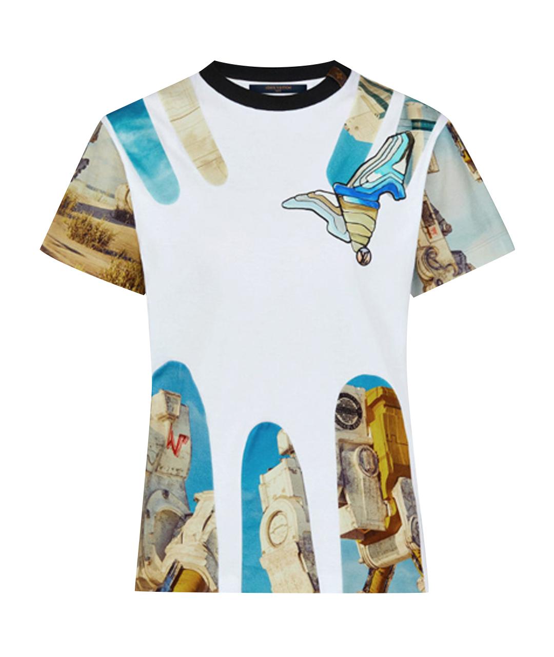 LOUIS VUITTON Белая футболка, фото 1