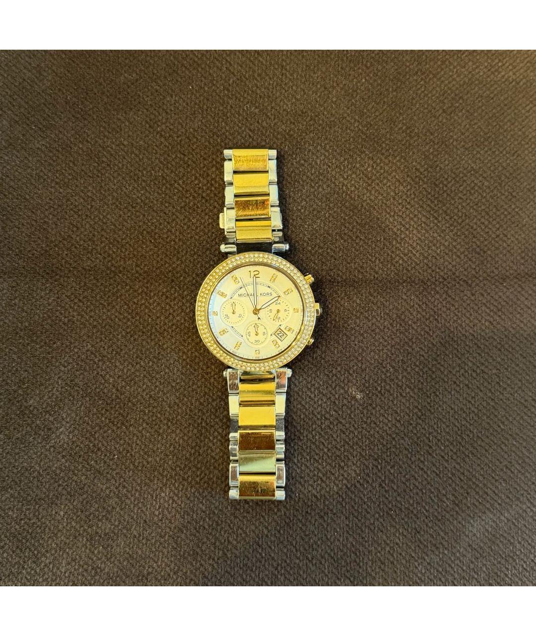 MICHAEL KORS Золотые стальные часы, фото 7