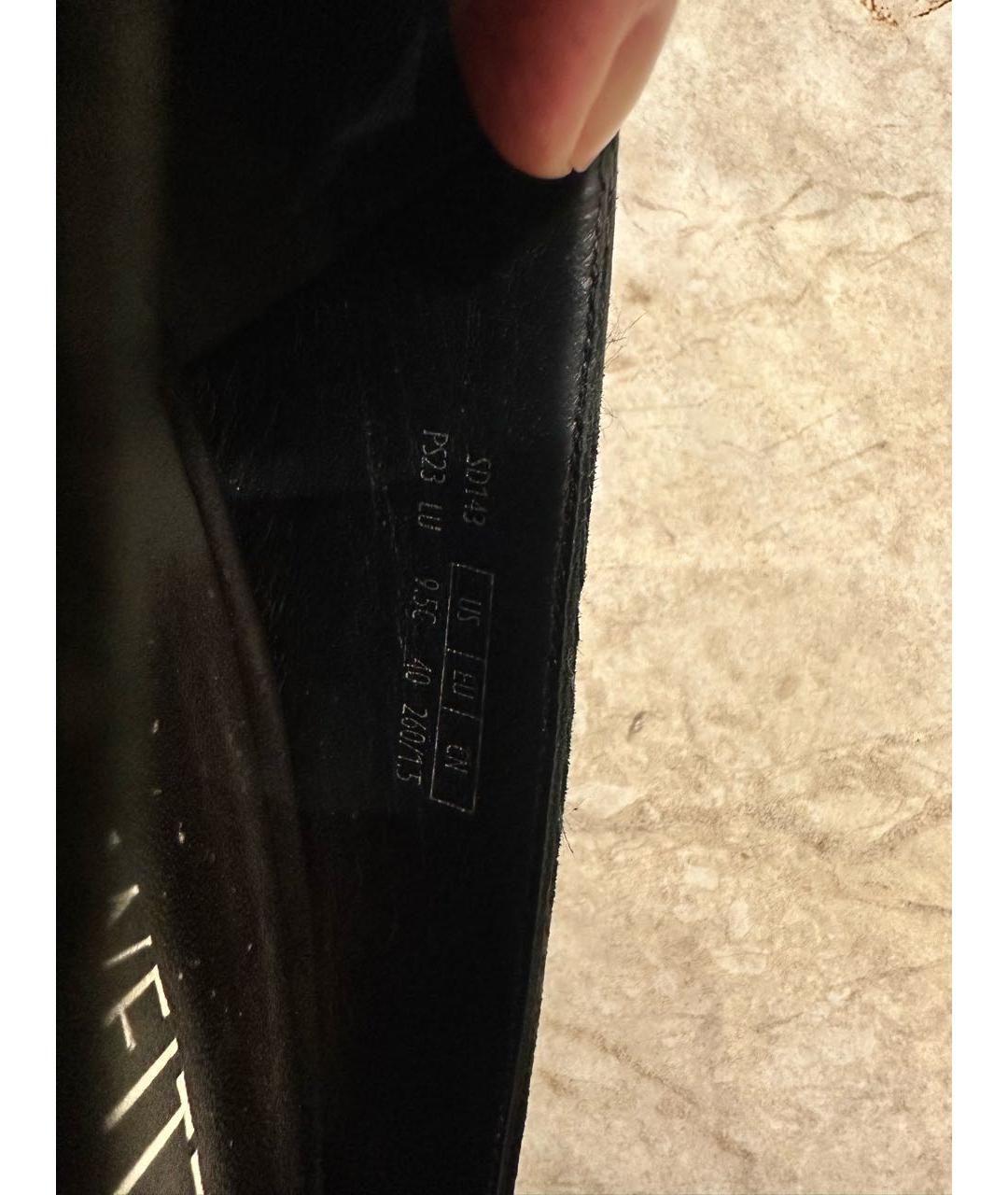 STUART WEITZMAN Черные замшевые туфли, фото 2