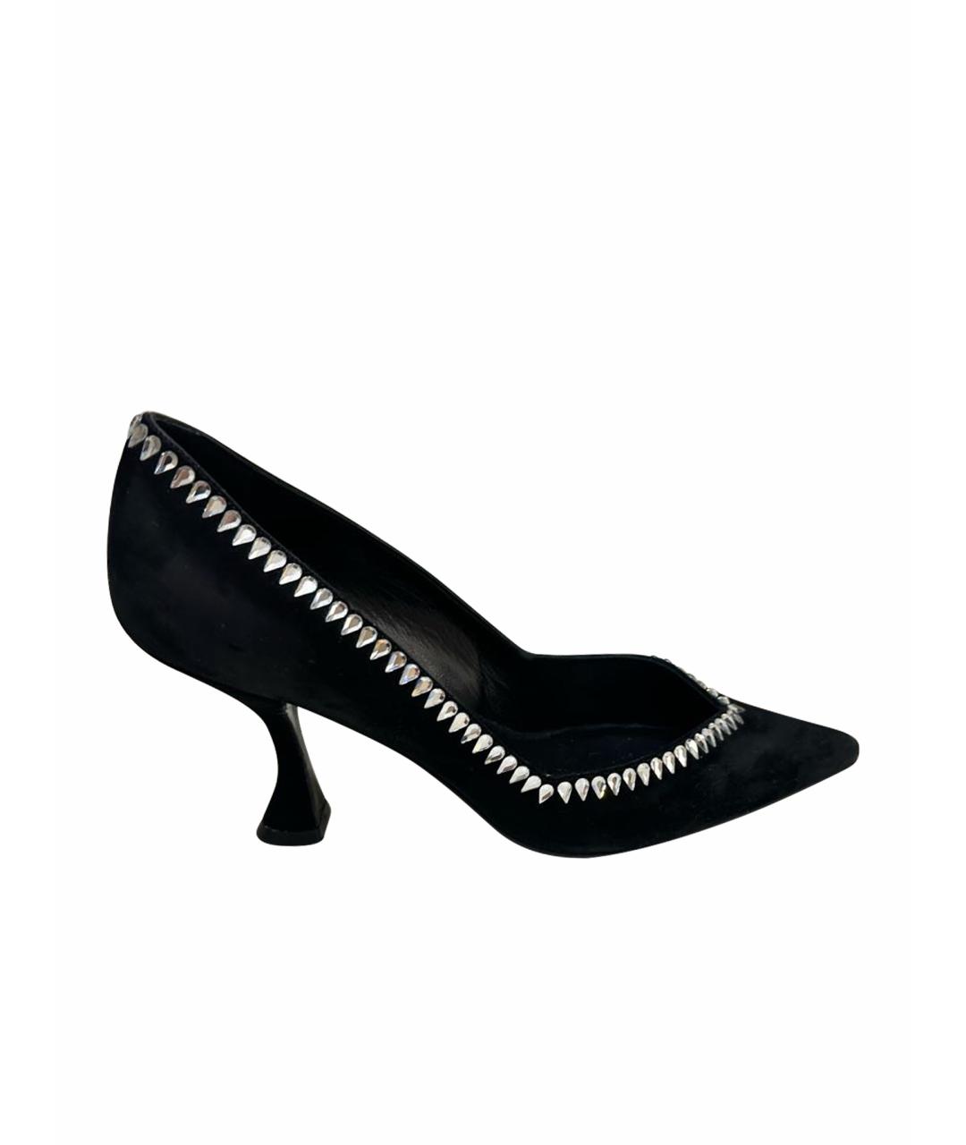 STUART WEITZMAN Черные замшевые туфли, фото 9