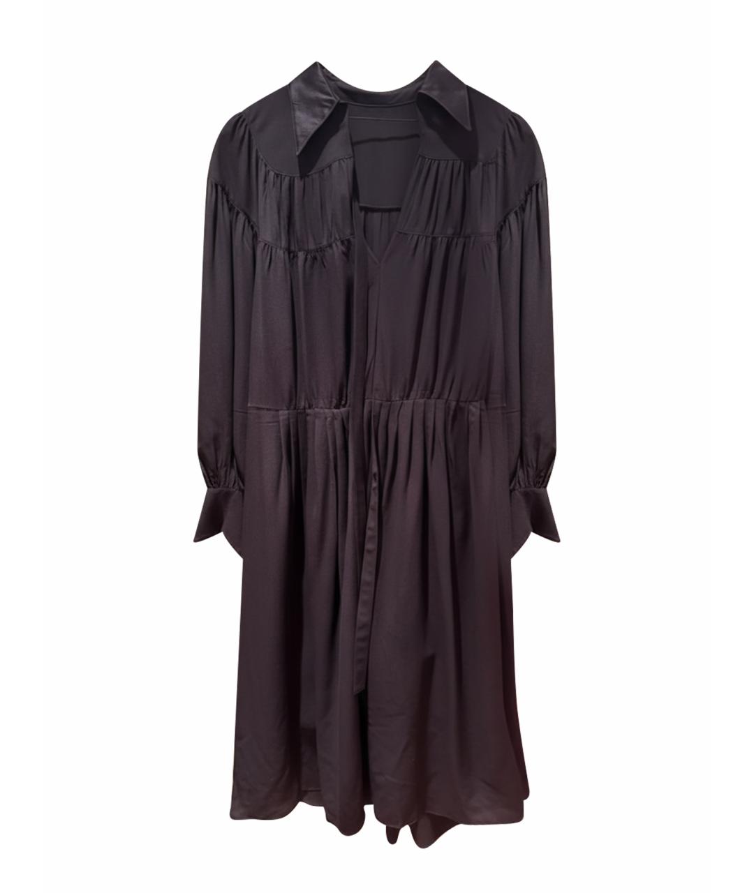 JOSEPH Черное шелковое вечернее платье, фото 1