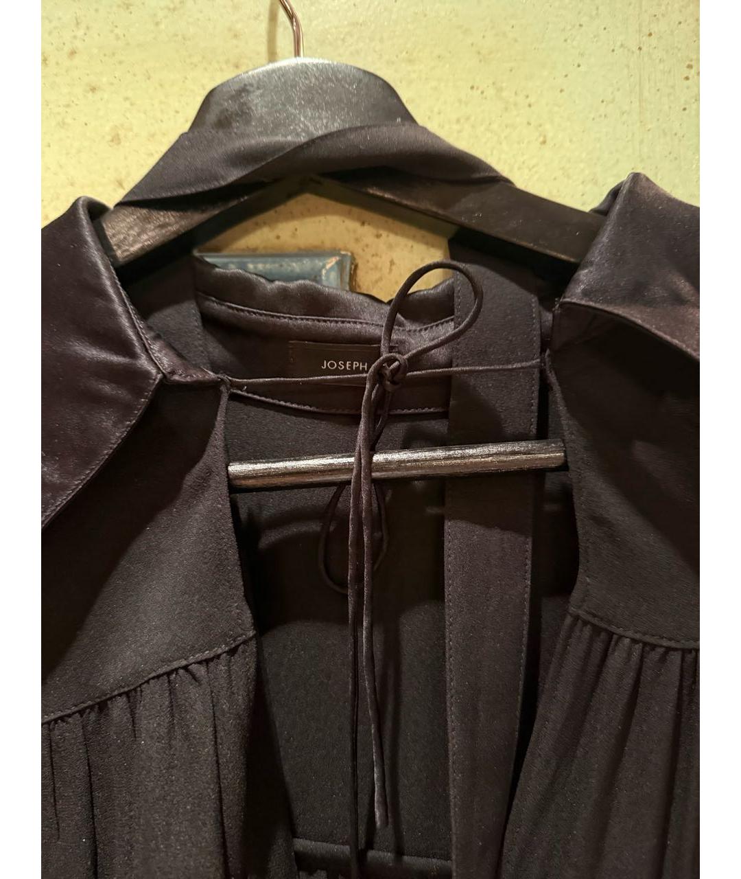 JOSEPH Черное шелковое вечернее платье, фото 3