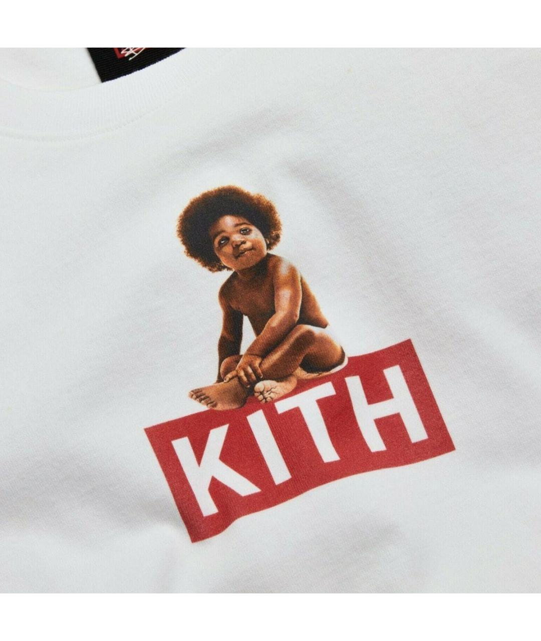 KITH Белая хлопковая футболка, фото 2