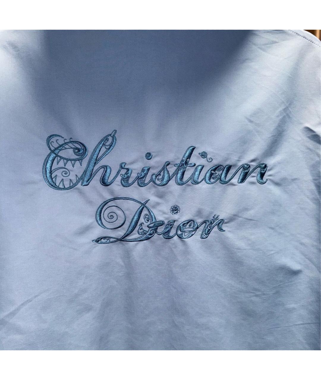 CHRISTIAN DIOR Синяя полиамидовая парка, фото 7