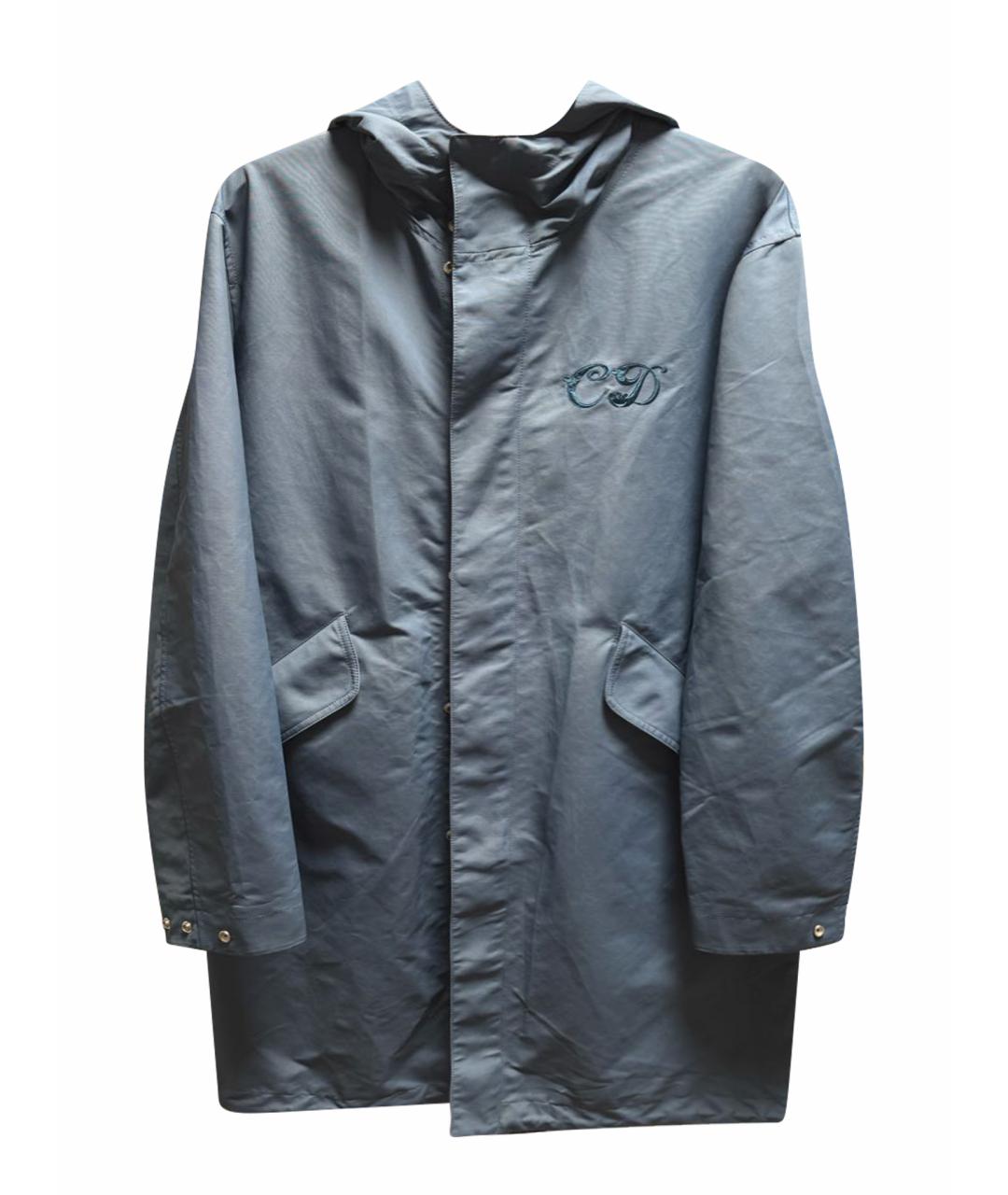 CHRISTIAN DIOR Синяя полиамидовая парка, фото 1