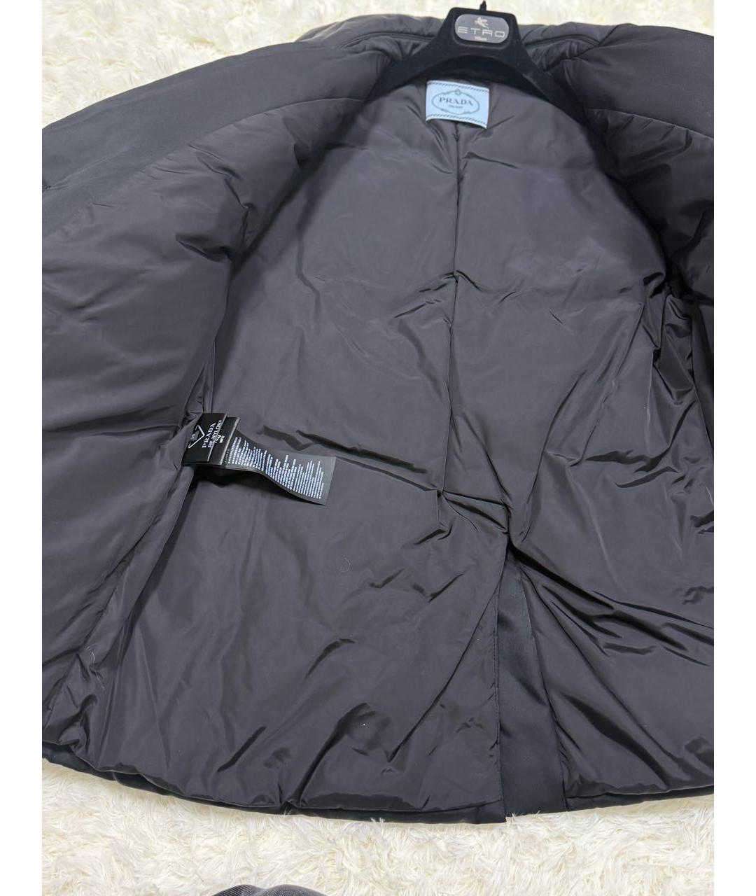 PRADA Черный пуховик, фото 4
