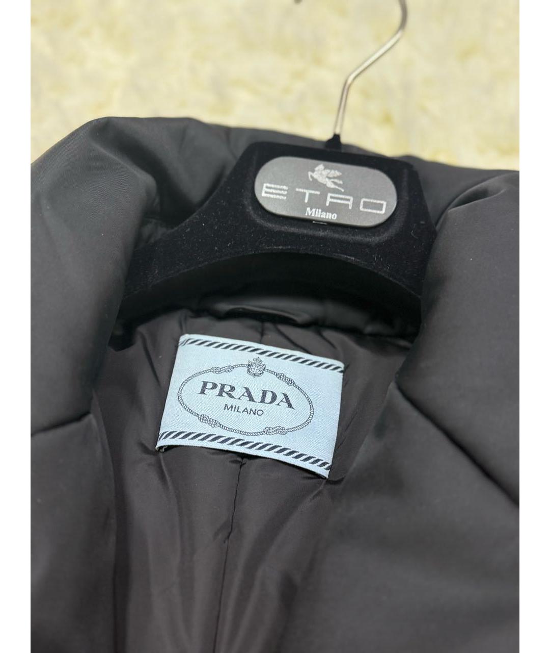 PRADA Черный пуховик, фото 3