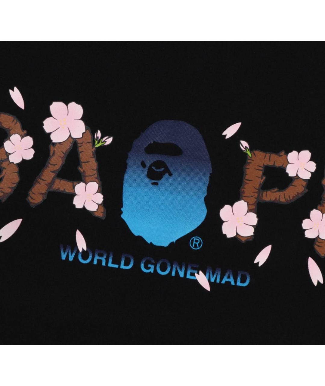 BAPE Черная хлопковая футболка, фото 3