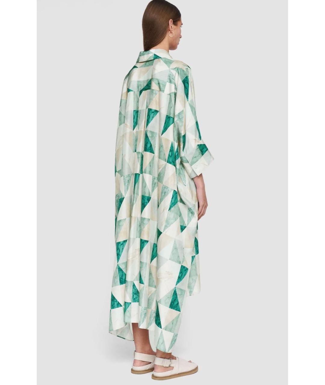 JOSEPH Мульти шелковое повседневное платье, фото 7