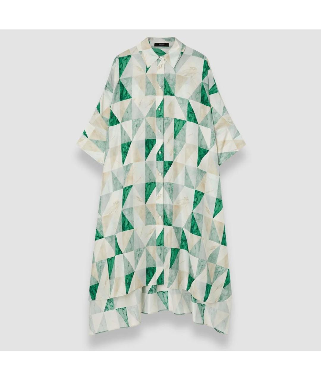 JOSEPH Мульти шелковое повседневное платье, фото 9