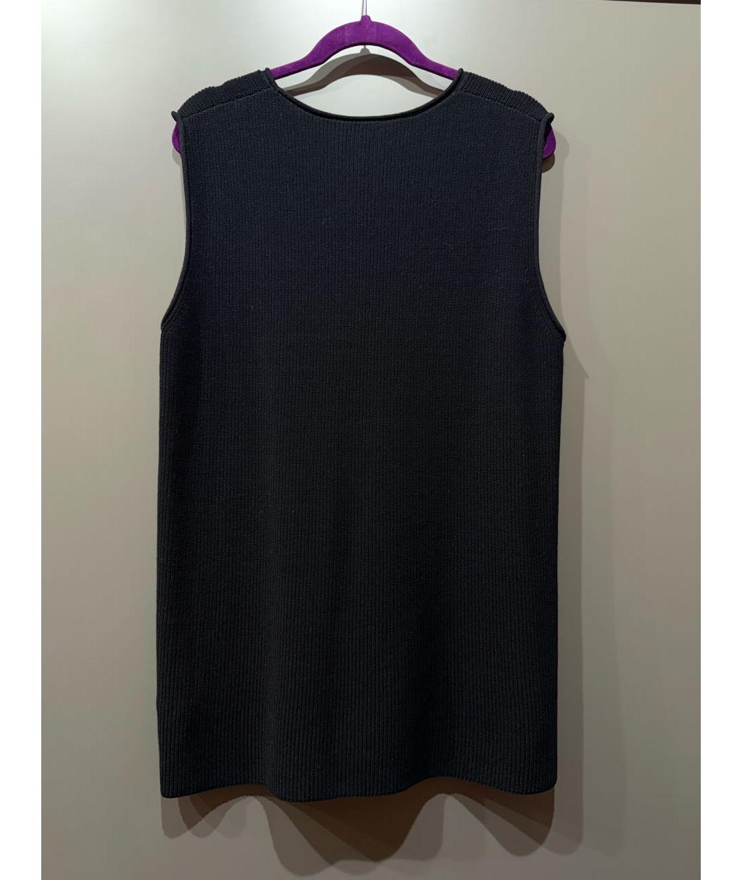 COS Черная хлопковая жилетка, фото 2