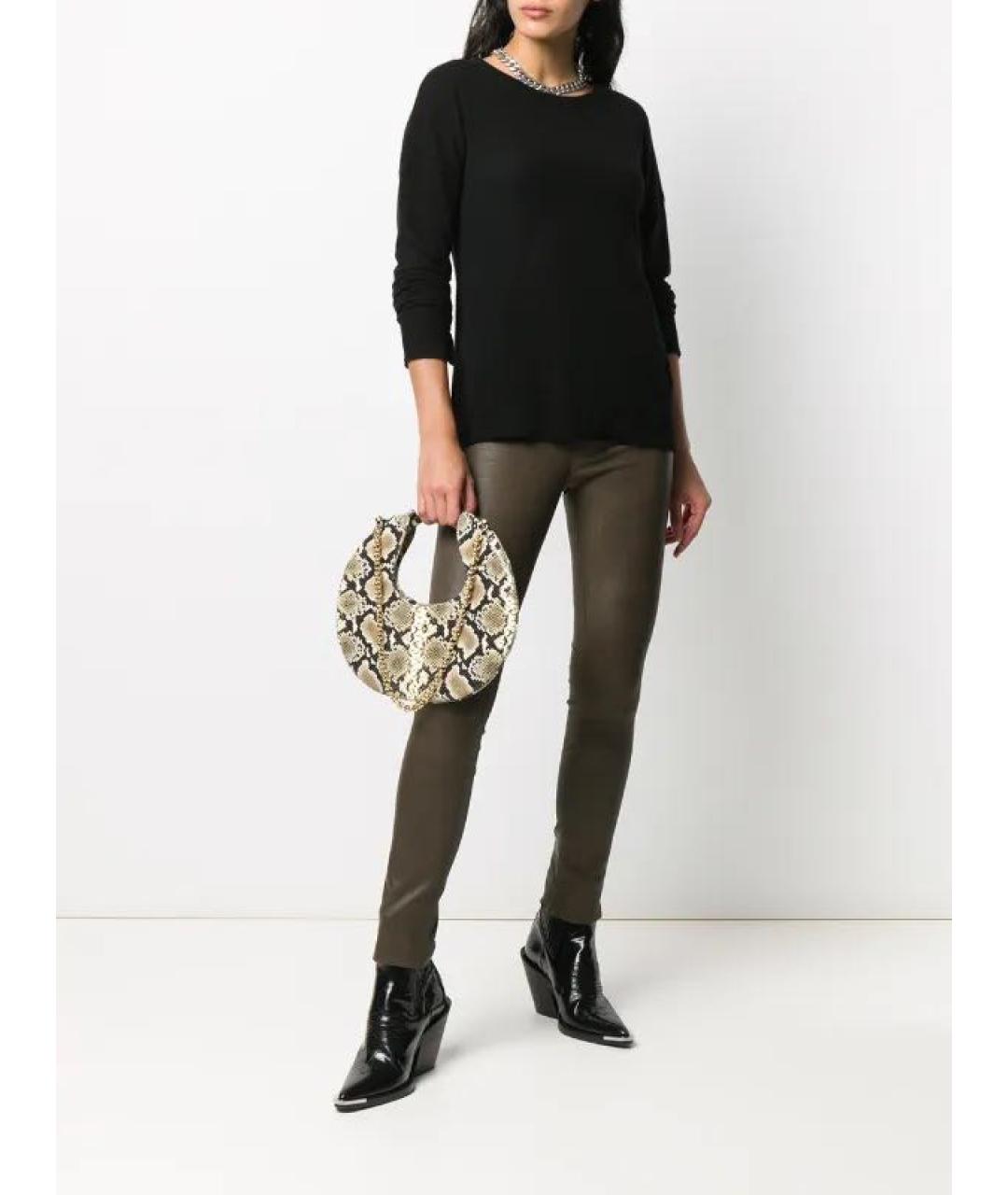 ZADIG & VOLTAIRE Черный кашемировый джемпер / свитер, фото 4