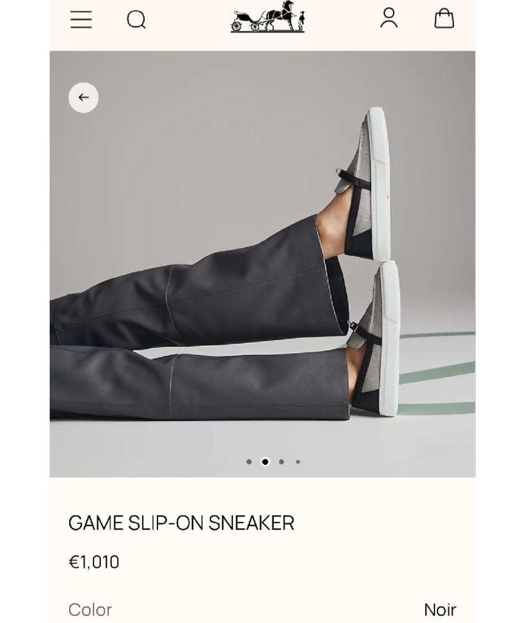 HERMES Коралловые текстильные лоферы, фото 5