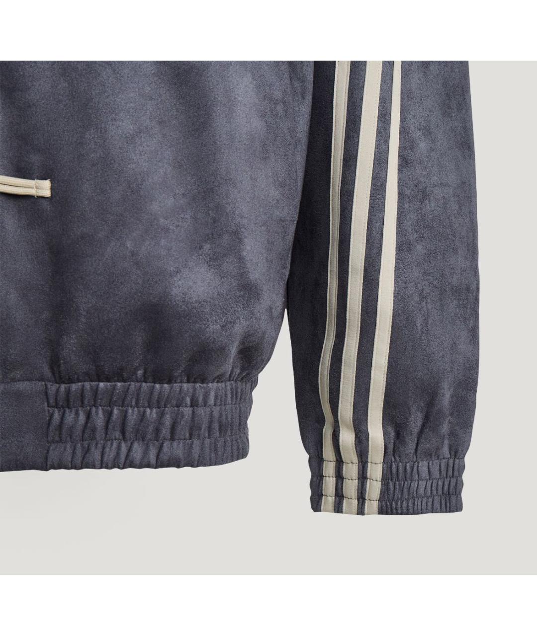 ADIDAS Темно-синяя бархатная куртка, фото 5