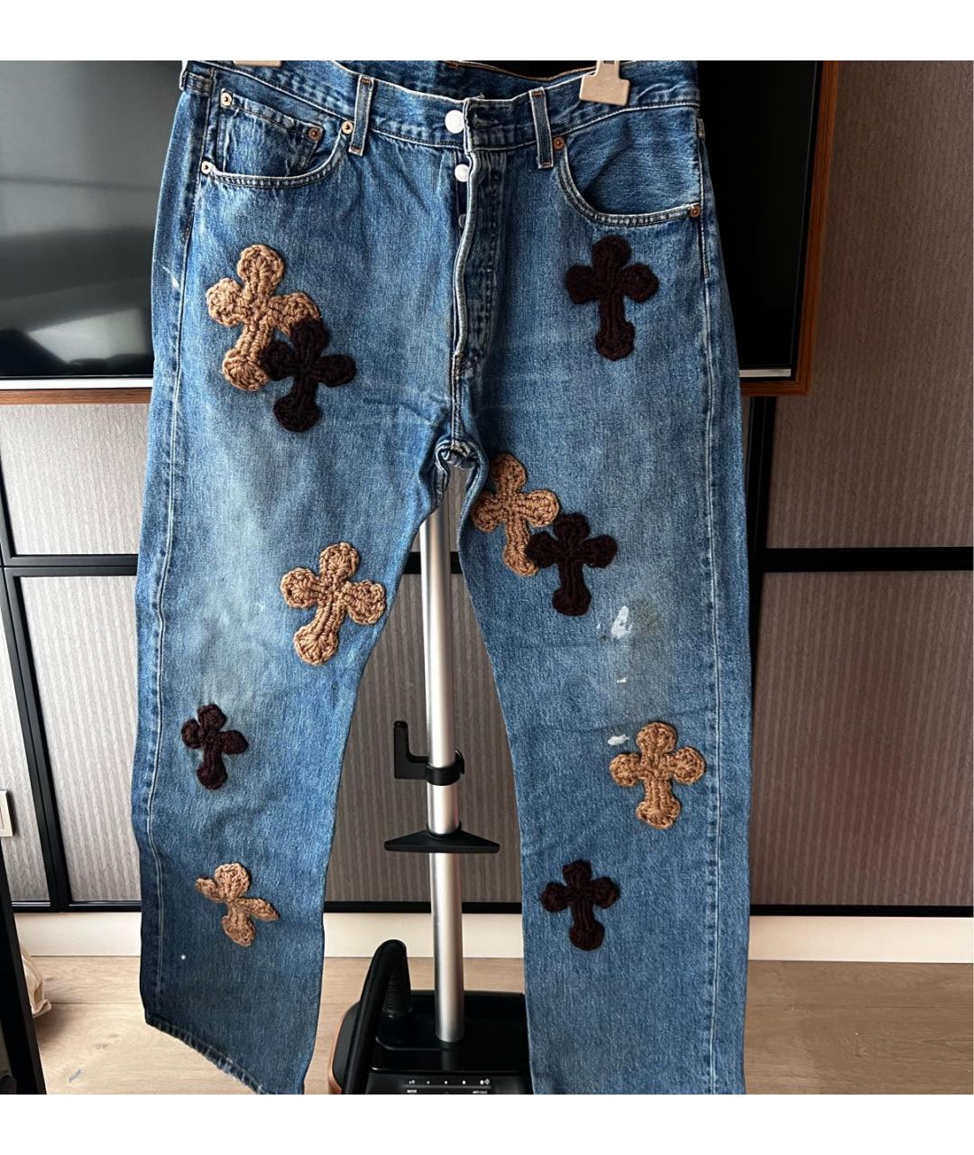 CHROME HEARTS Прямые джинсы, фото 5