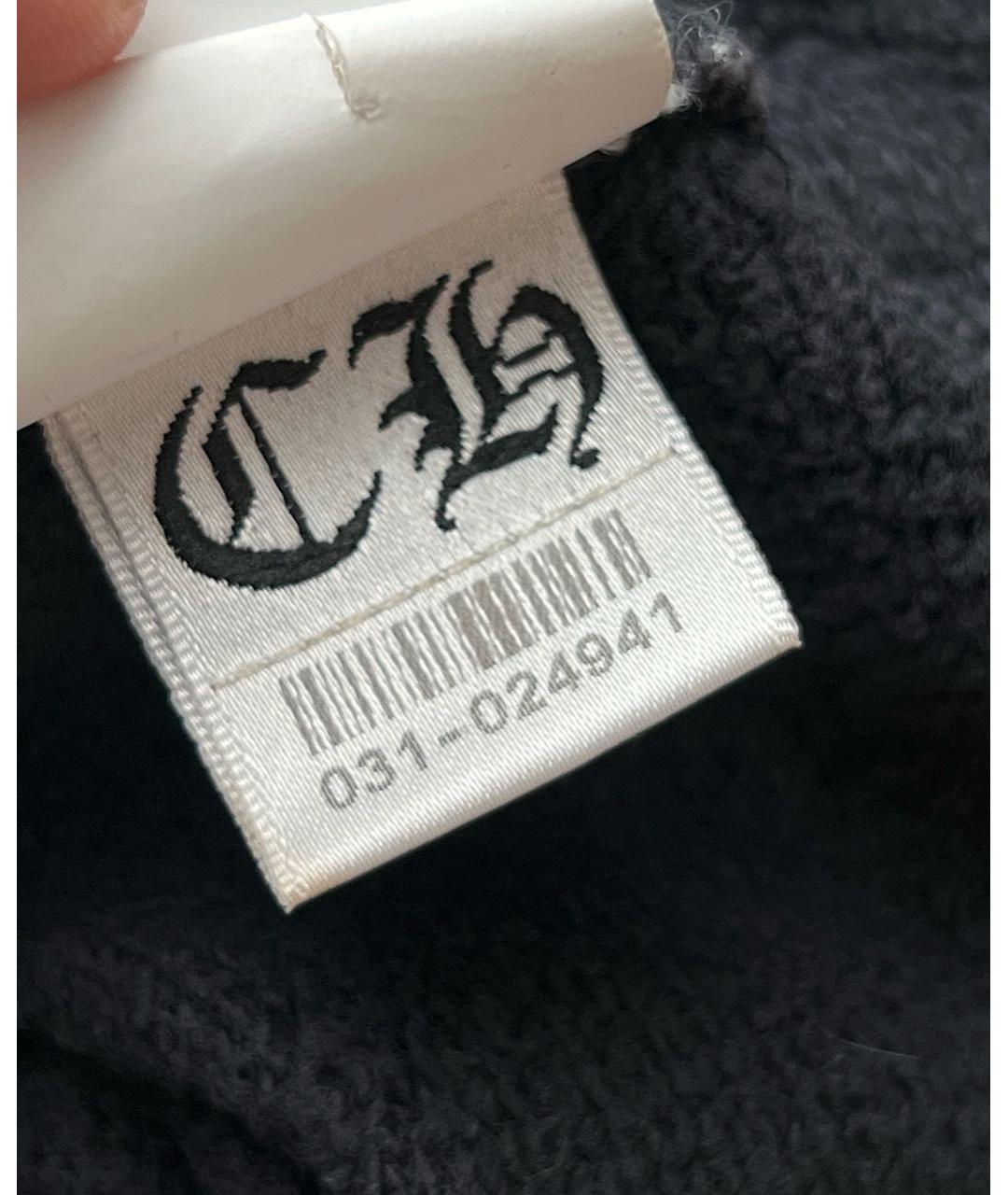 CHROME HEARTS Черные хлопковые повседневные брюки, фото 5