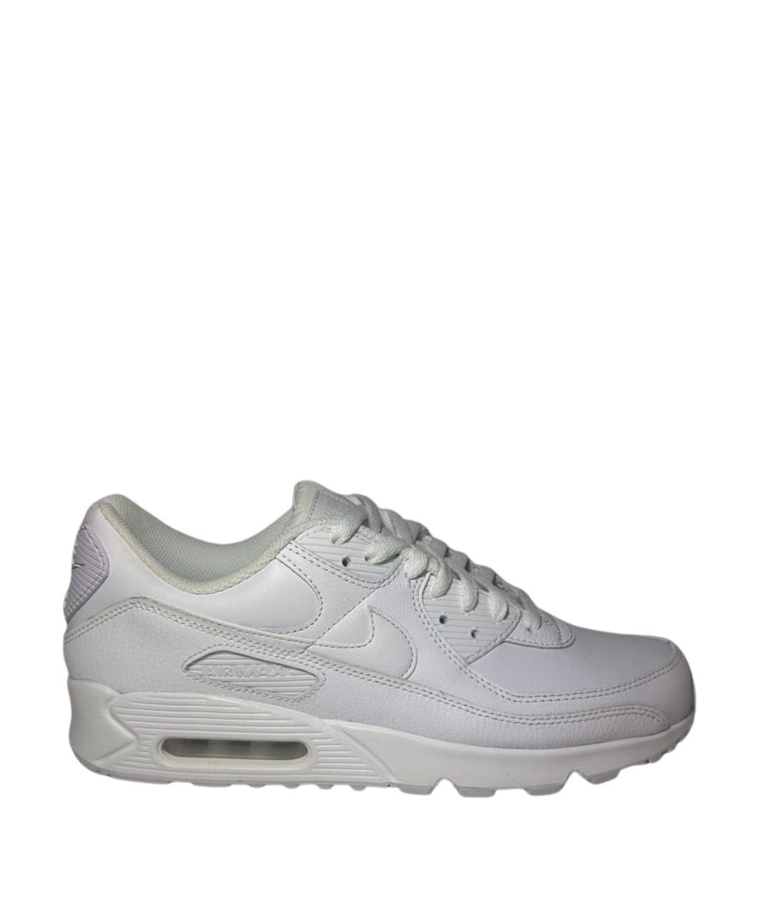 NIKE Белые кожаные низкие кроссовки / кеды, фото 1