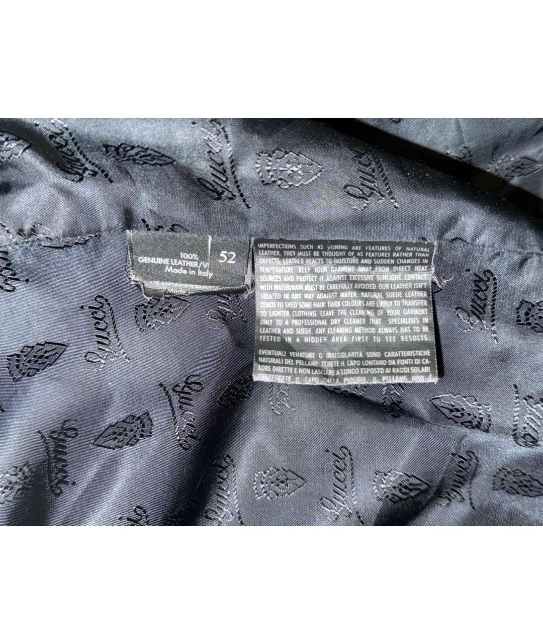 GUCCI Черная замшевая куртка, фото 4