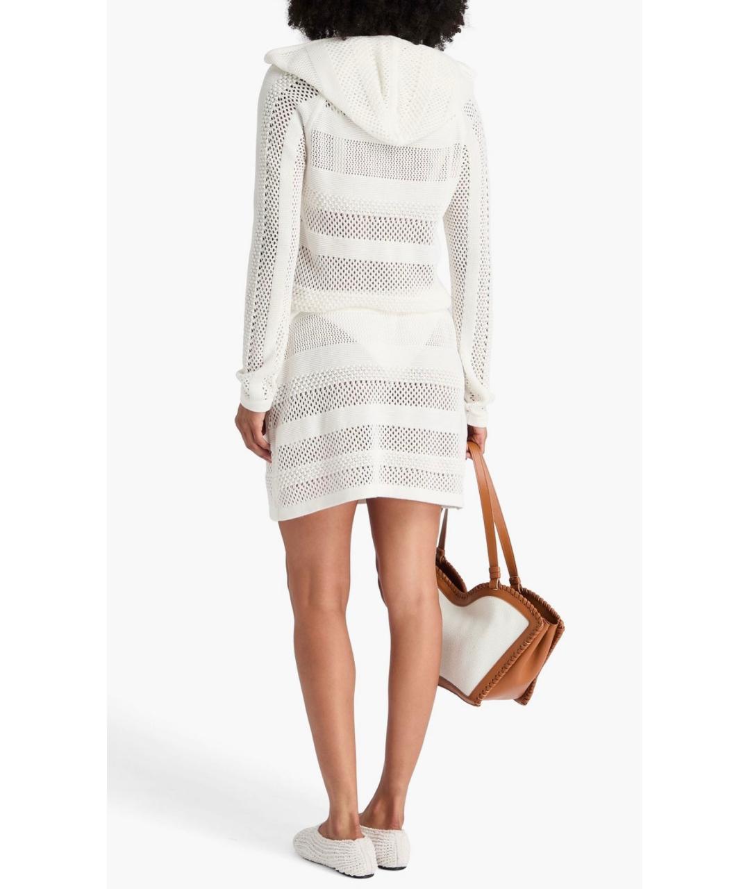 ZIMMERMANN Белое хлопковое коктейльное платье, фото 3