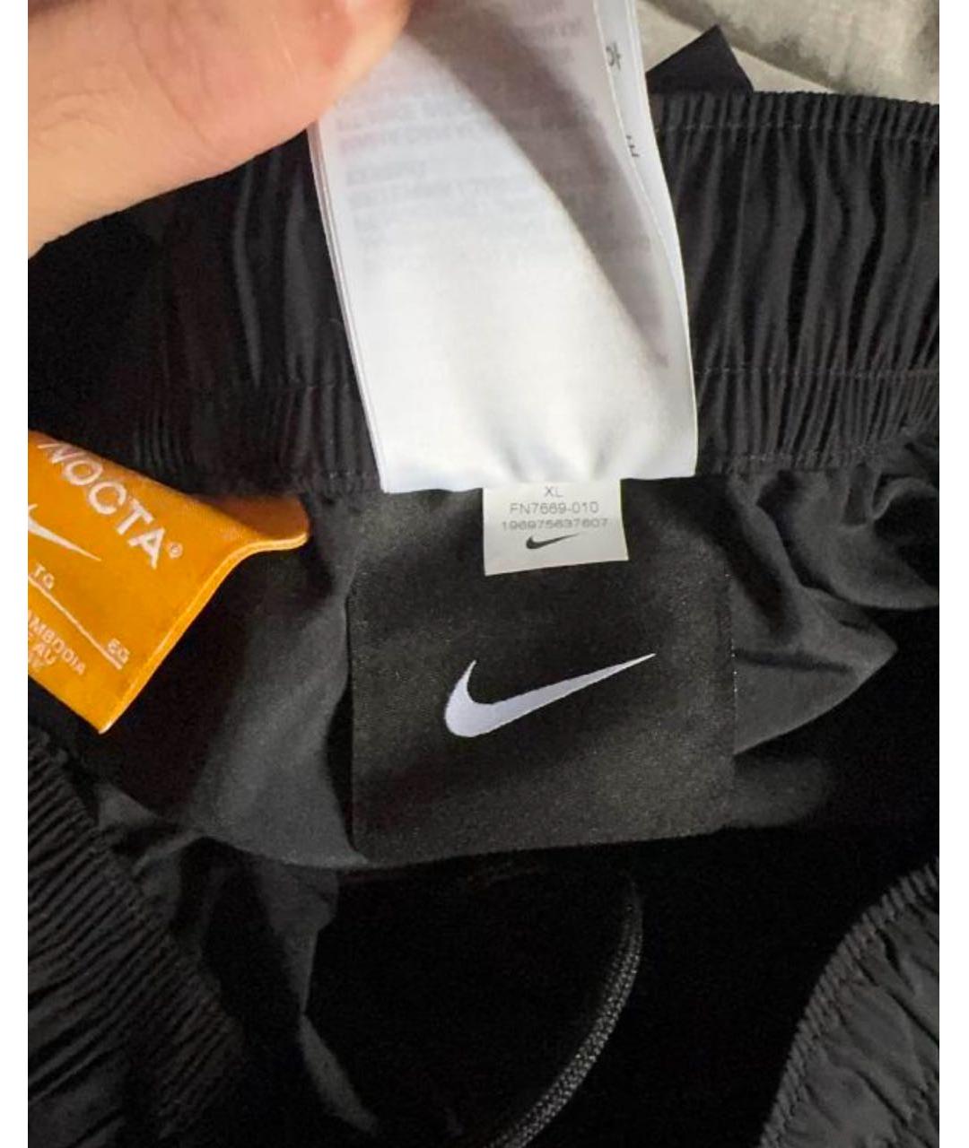 NIKE Черные синтетические шорты, фото 3