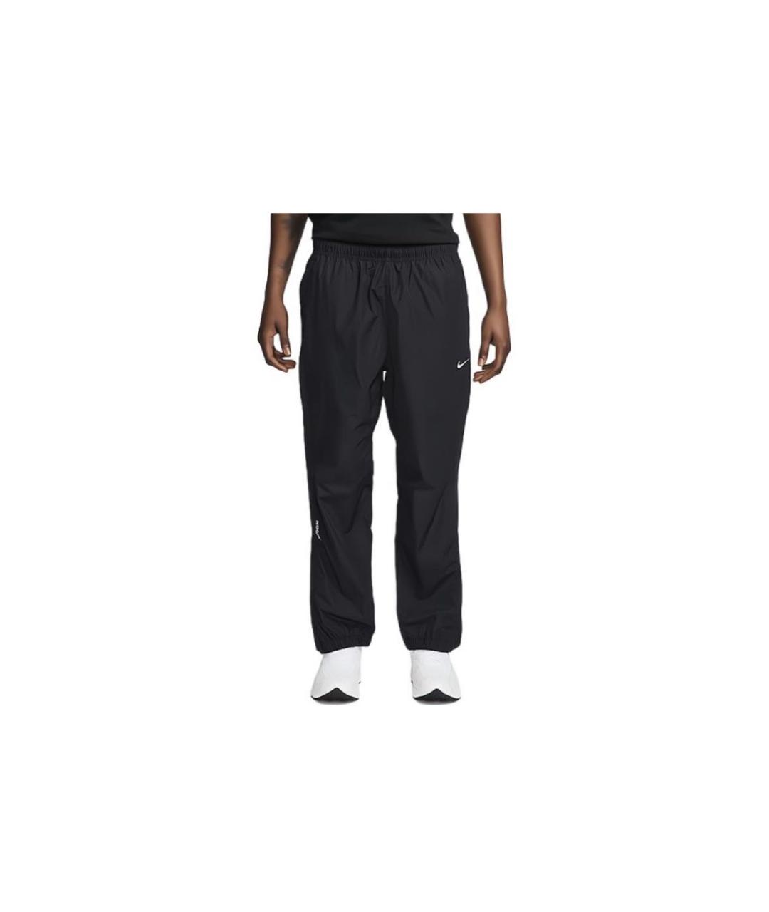 NIKE Черные синтетические шорты, фото 5