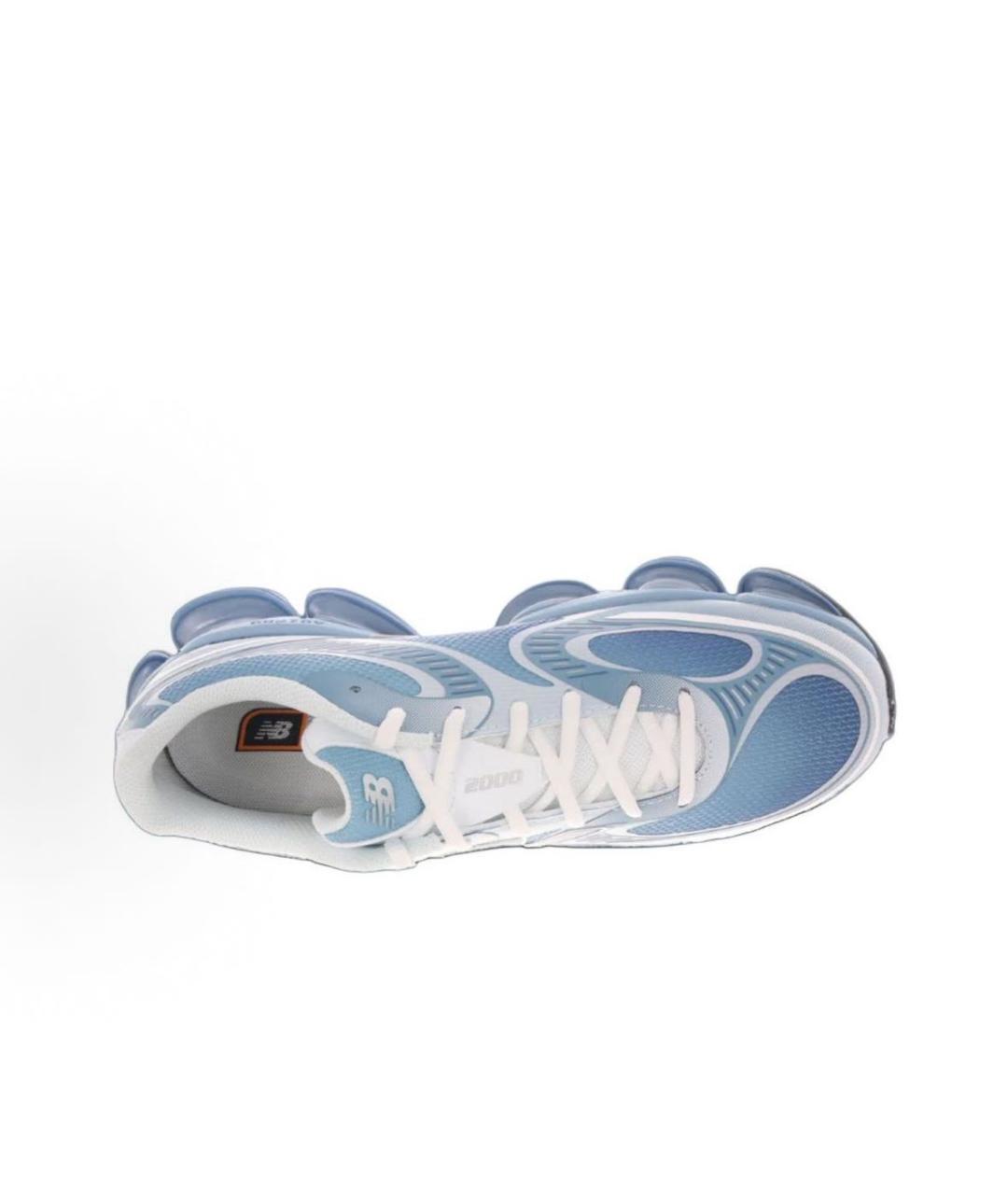 NEW BALANCE Голубые замшевые высокие кроссовки / кеды, фото 3