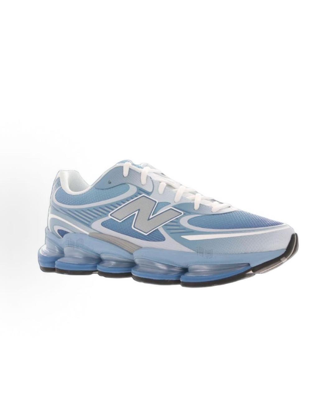 NEW BALANCE Голубые замшевые высокие кроссовки / кеды, фото 2