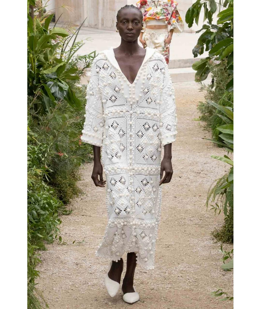 ZIMMERMANN Белое хлопковое коктейльное платье, фото 2