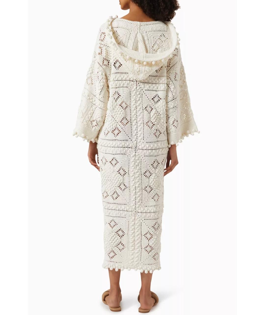 ZIMMERMANN Белое хлопковое коктейльное платье, фото 7