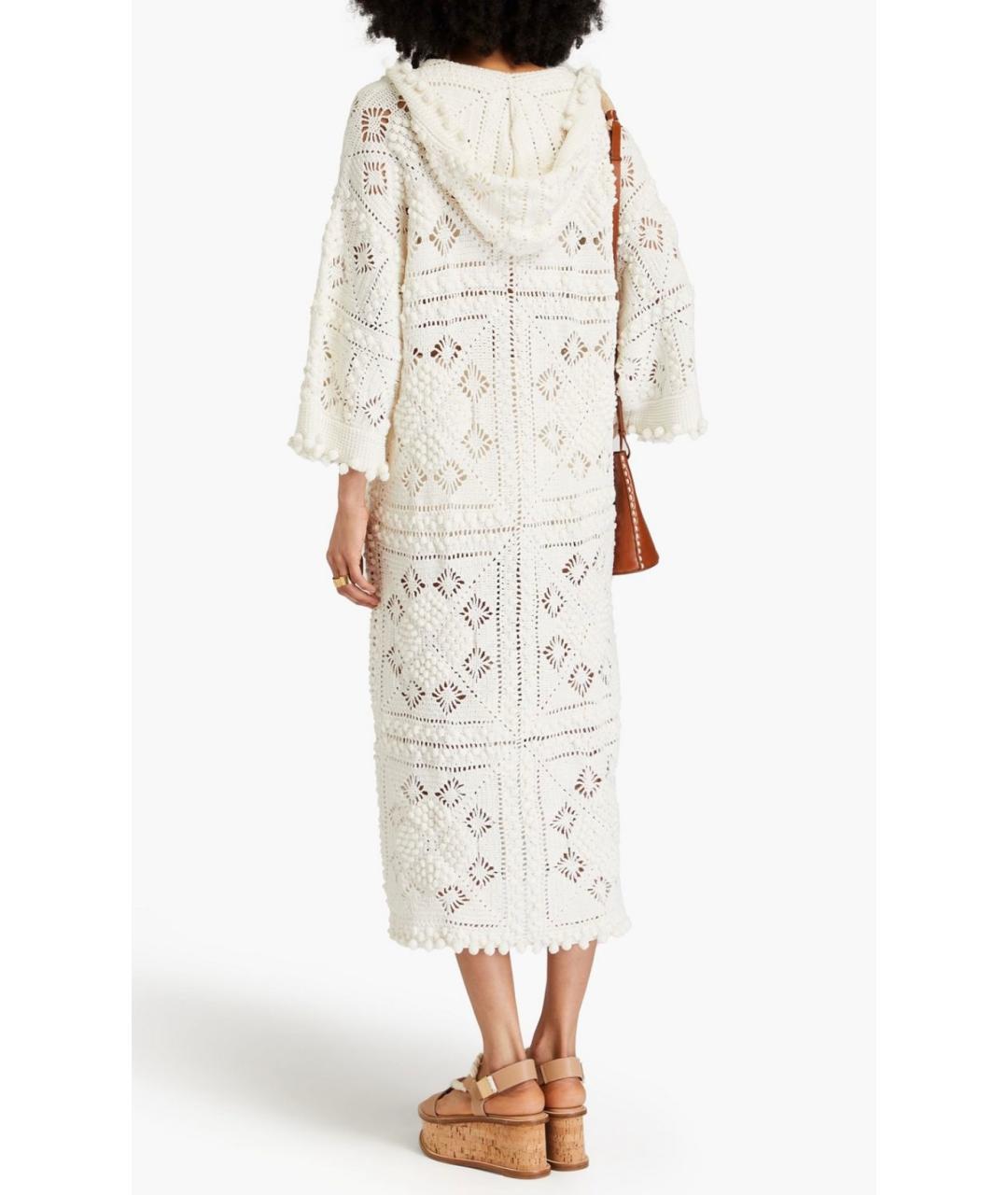 ZIMMERMANN Белое хлопковое коктейльное платье, фото 4