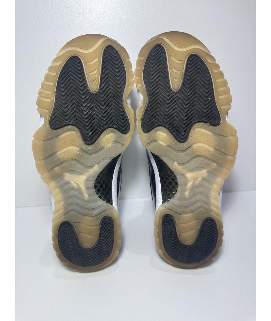 JORDAN Белые кожаные высокие кроссовки / кеды, фото 8