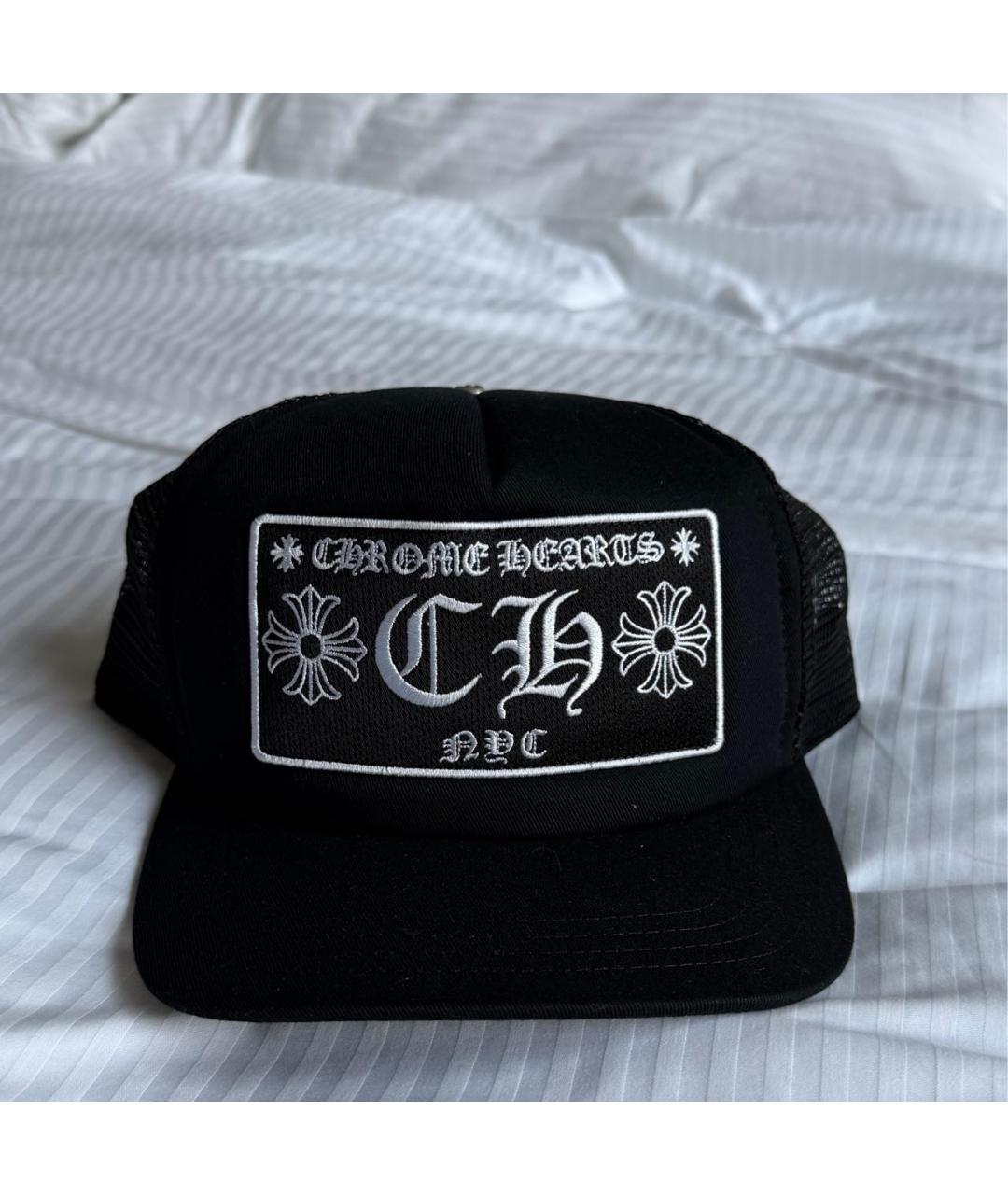 CHROME HEARTS Черная хлопковая кепка/бейсболка, фото 6