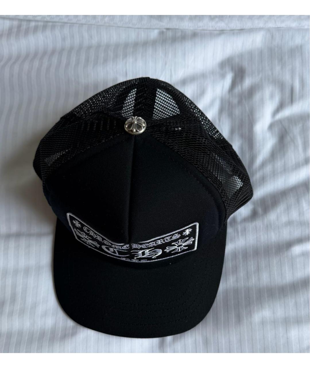 CHROME HEARTS Черная хлопковая кепка/бейсболка, фото 2