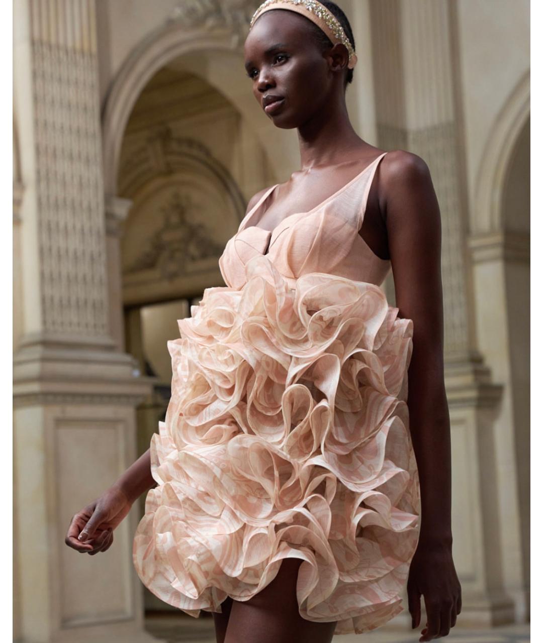 ZIMMERMANN Розовое шелковое коктейльное платье, фото 2