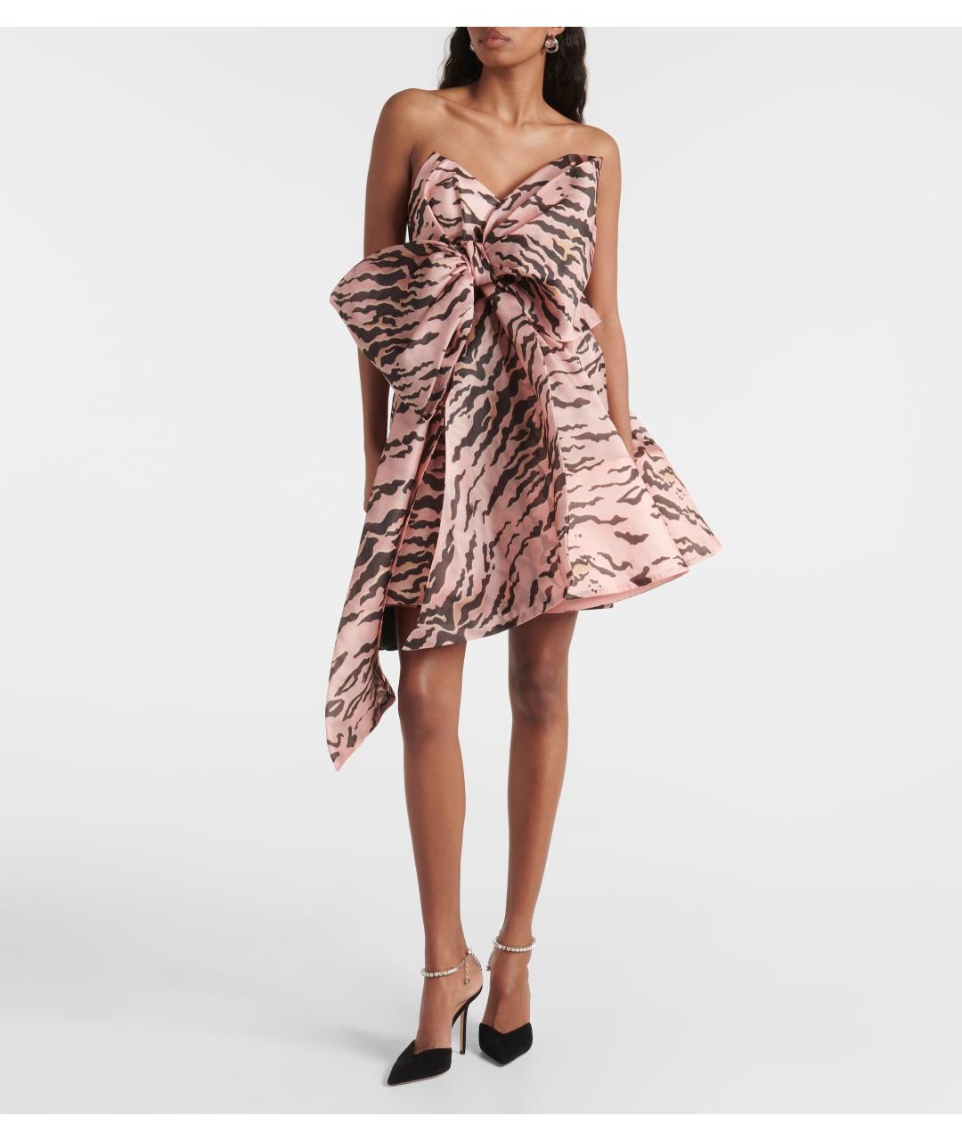 ZIMMERMANN Розовое шелковое коктейльное платье, фото 2