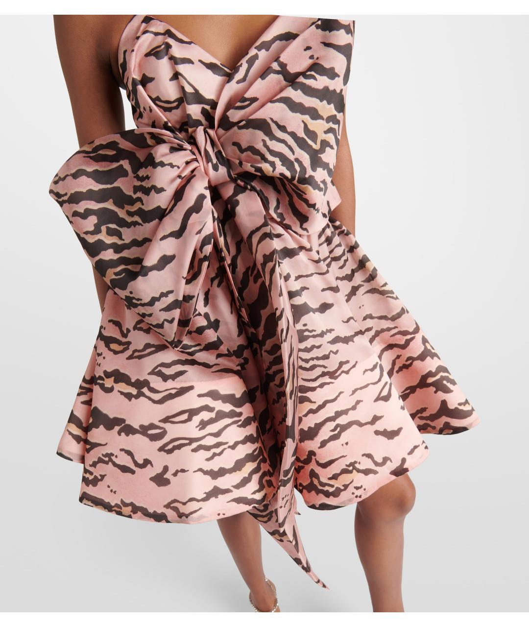 ZIMMERMANN Розовое шелковое коктейльное платье, фото 5