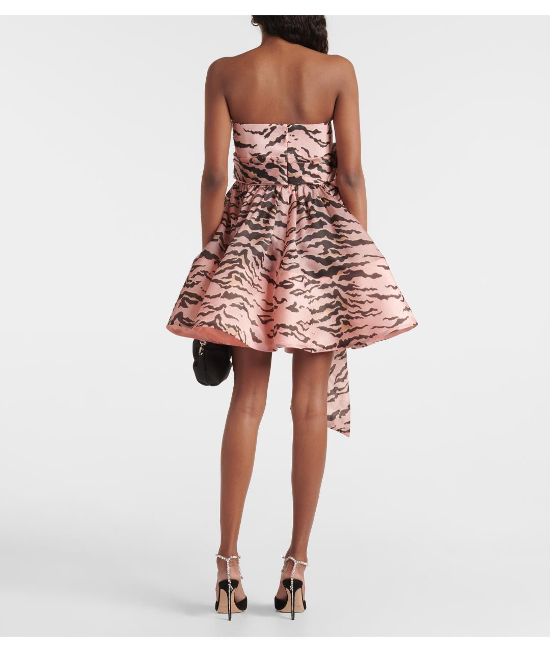 ZIMMERMANN Розовое шелковое коктейльное платье, фото 3