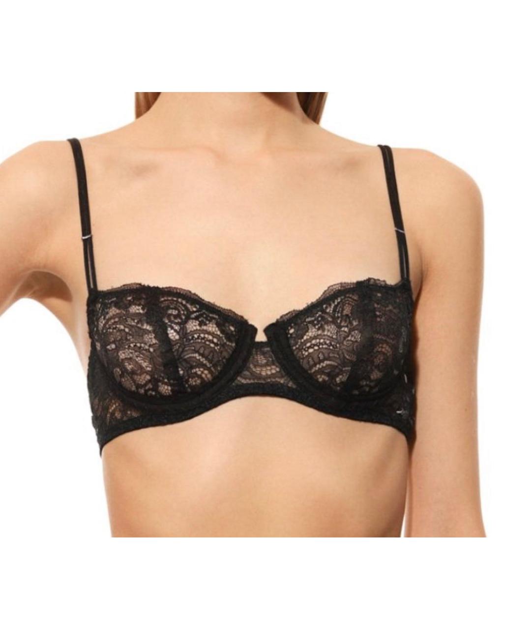 MAISON MARGIELA Черный бюстгалтеры, фото 4