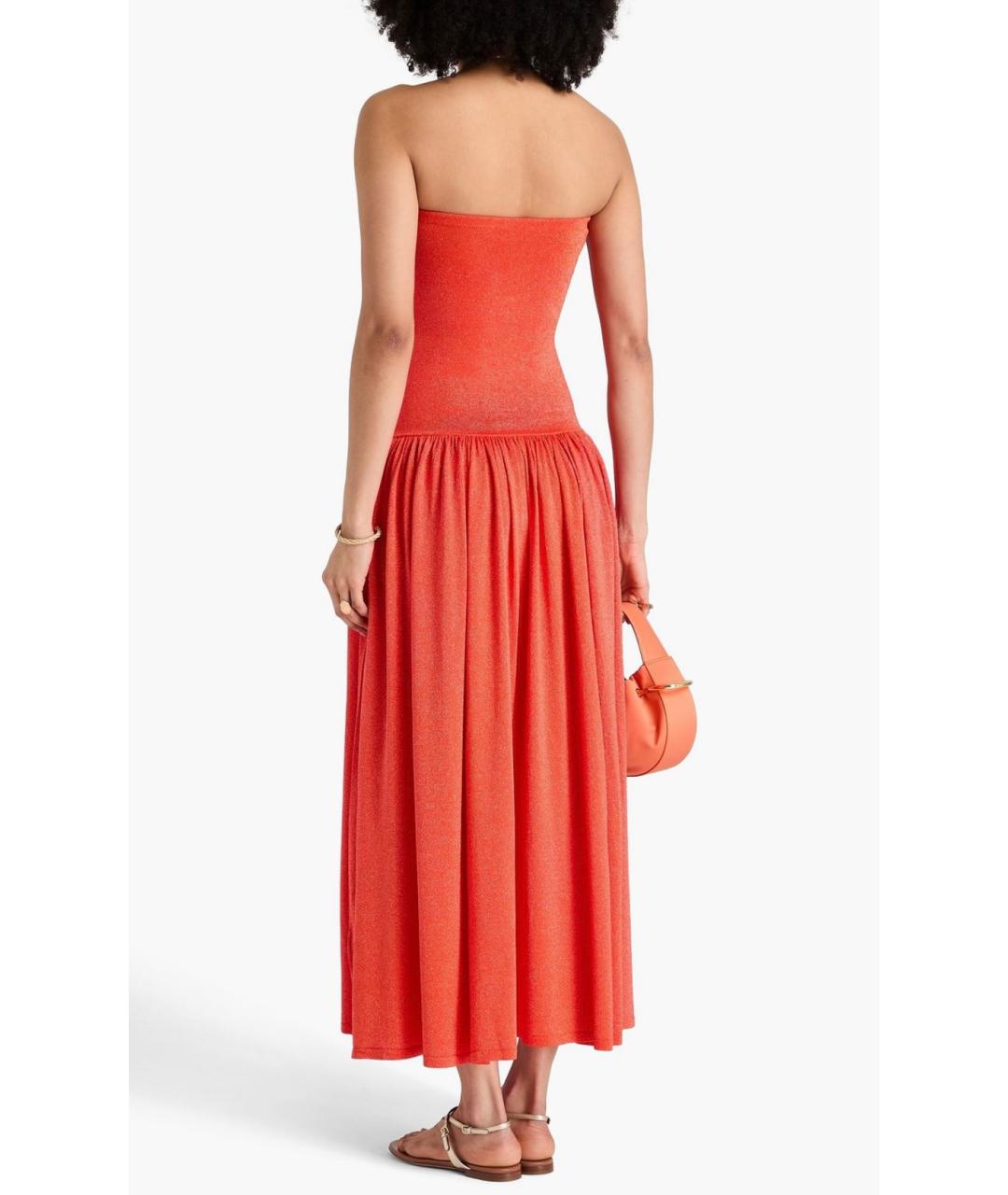 ZIMMERMANN Красное вискозное коктейльное платье, фото 3