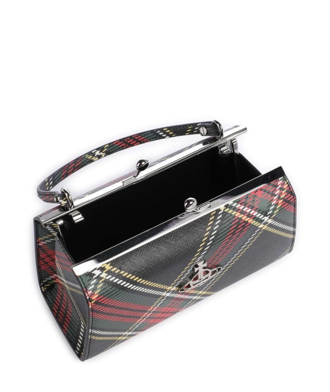 VIVIENNE WESTWOOD Черная сумка через плечо из искусственной кожи, фото 3