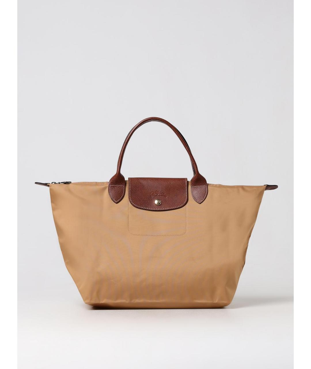 LONGCHAMP Бежевая сумка тоут, фото 4