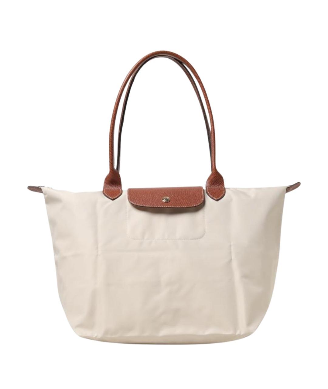 LONGCHAMP Бежевая сумка тоут, фото 1