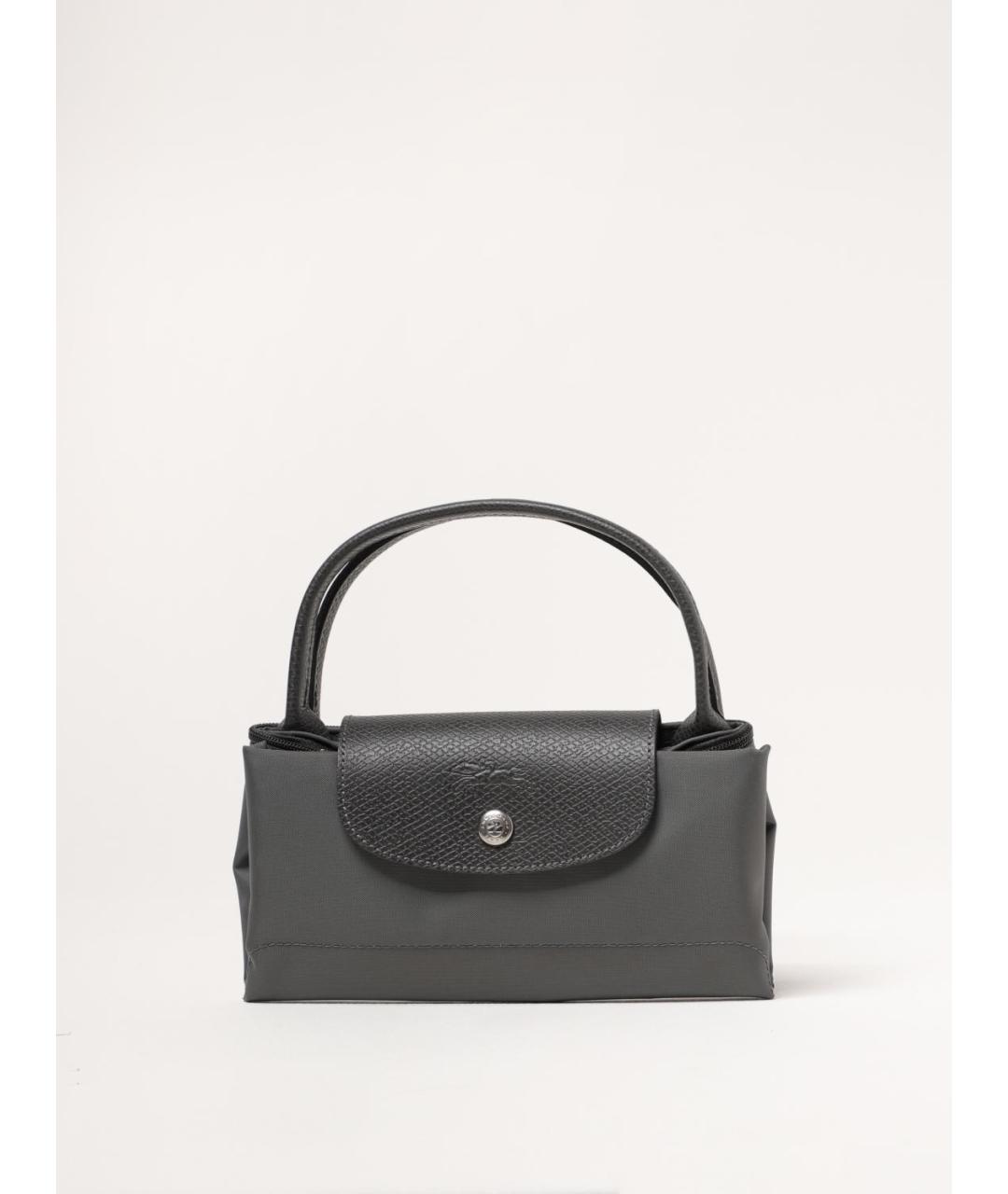 LONGCHAMP Серая сумка тоут, фото 4