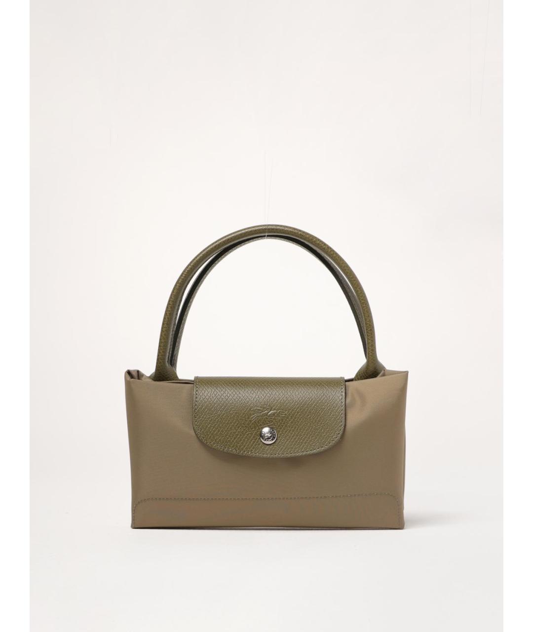 LONGCHAMP Зеленая сумка тоут, фото 4