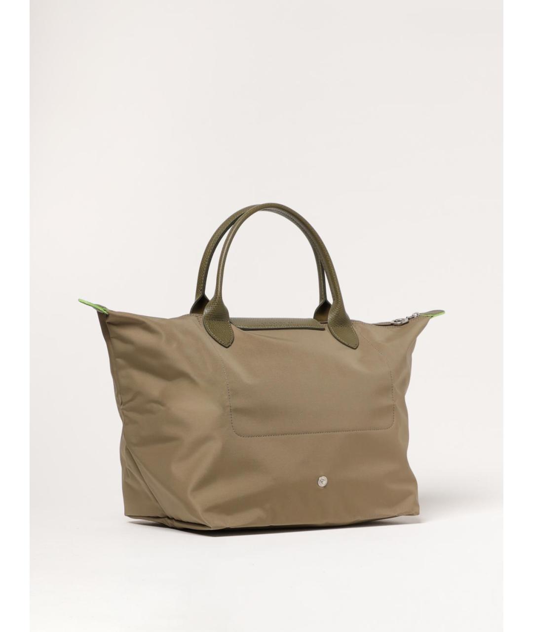 LONGCHAMP Зеленая сумка тоут, фото 2